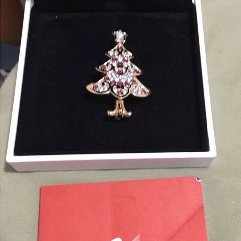 Vintage Swarovski Christmas Tree pin